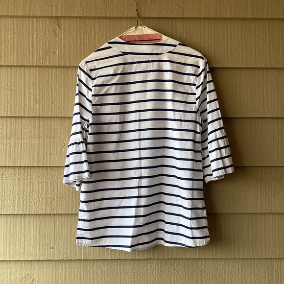 Mud Pie Stripe Bell Sleeve Top - Picture 3 of 4